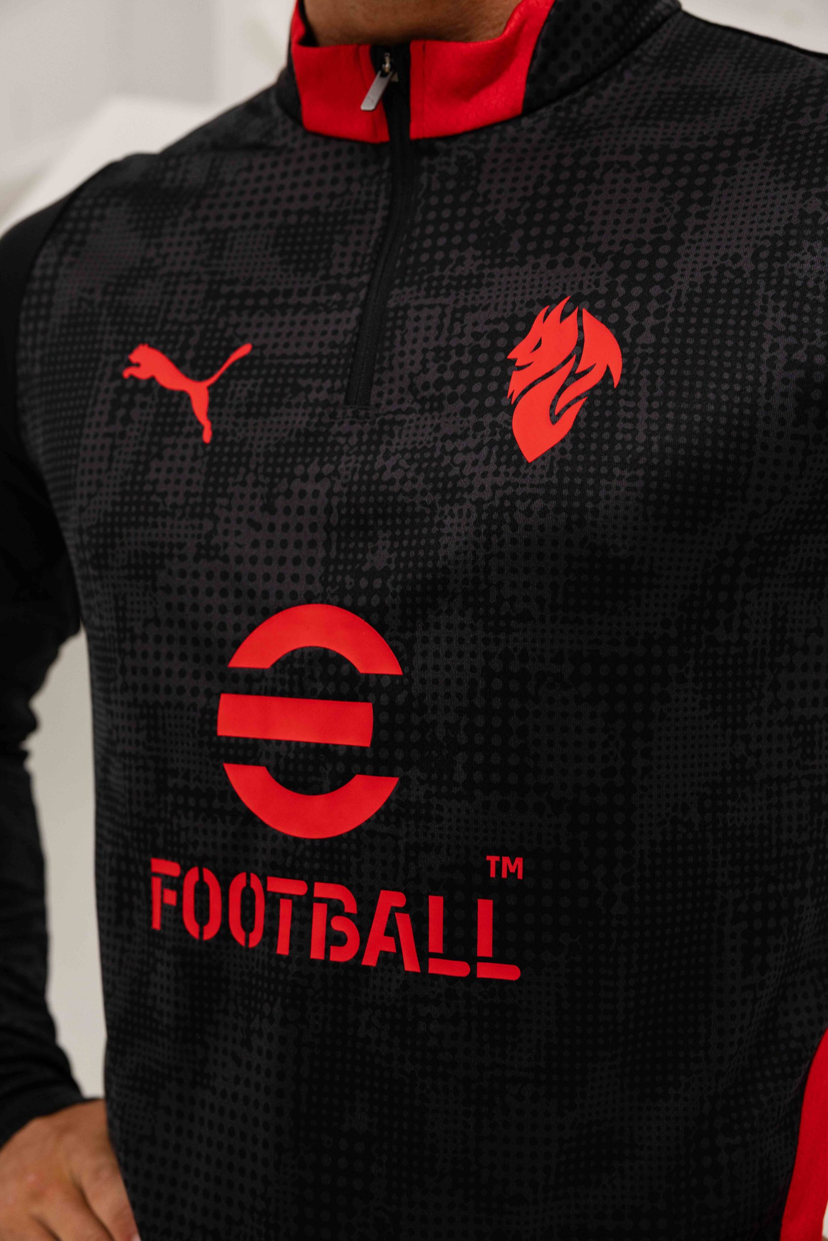 AC Milan 1/4 Zip Trainingspak Senior 2025/2026 Zwart