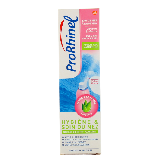 Spray nasal à l'aloe vera Prorhinel pour jeunes enfants