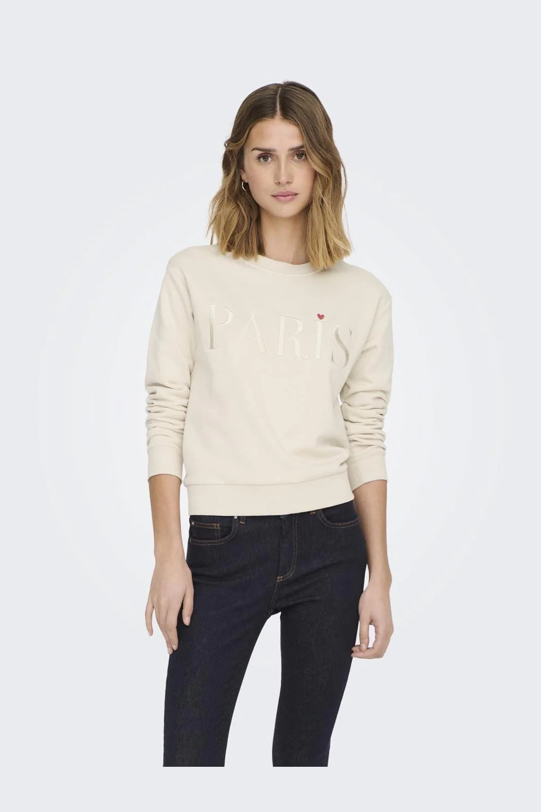 JDY JDYparis L/S Emb Sweat