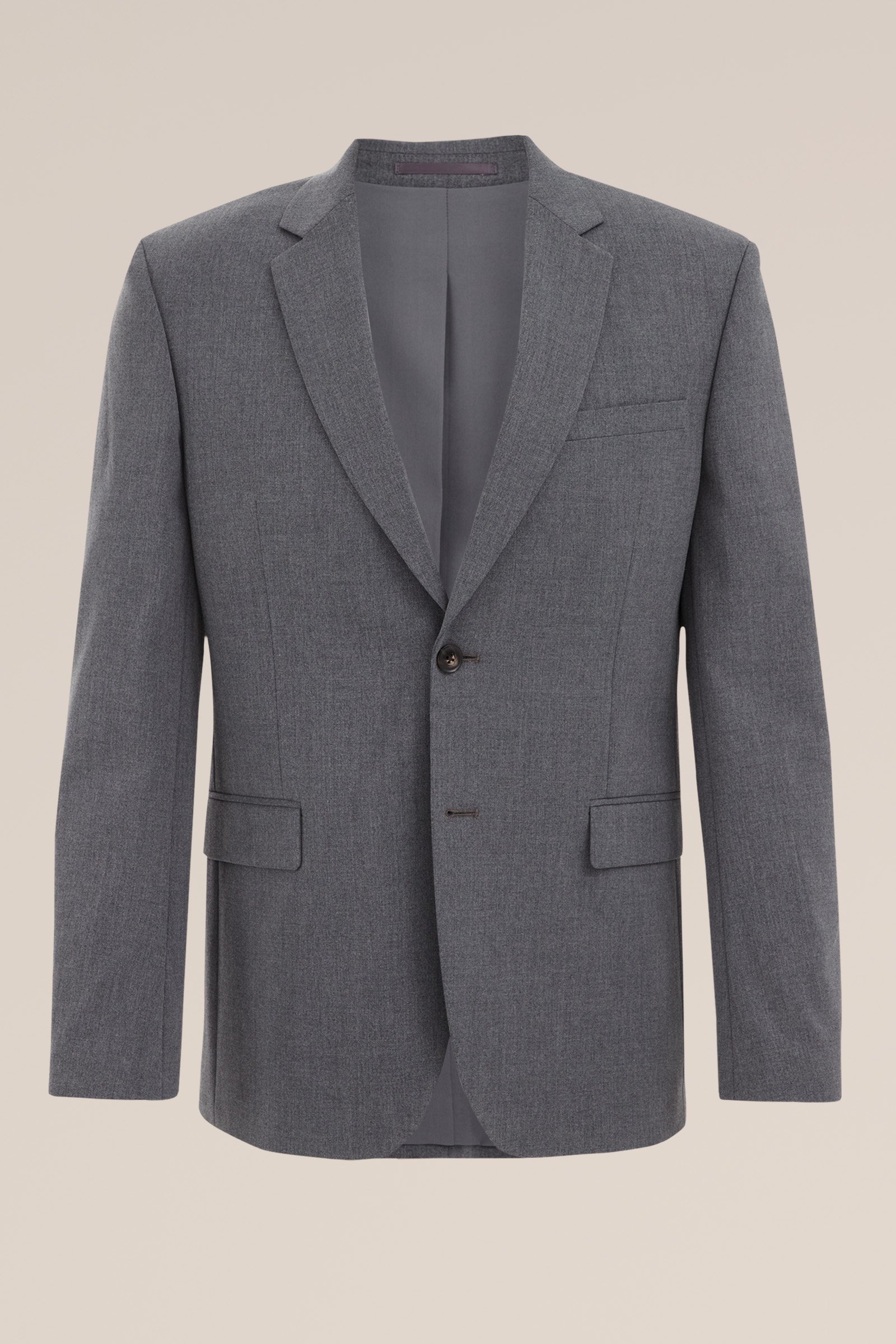 slim fit blazer Fundamentals Grijs
