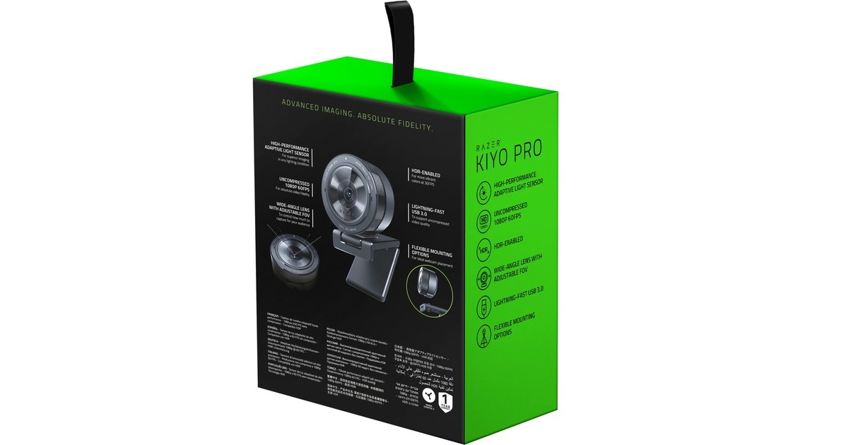 RazerKiyo Pro Webcam  (Zwart)