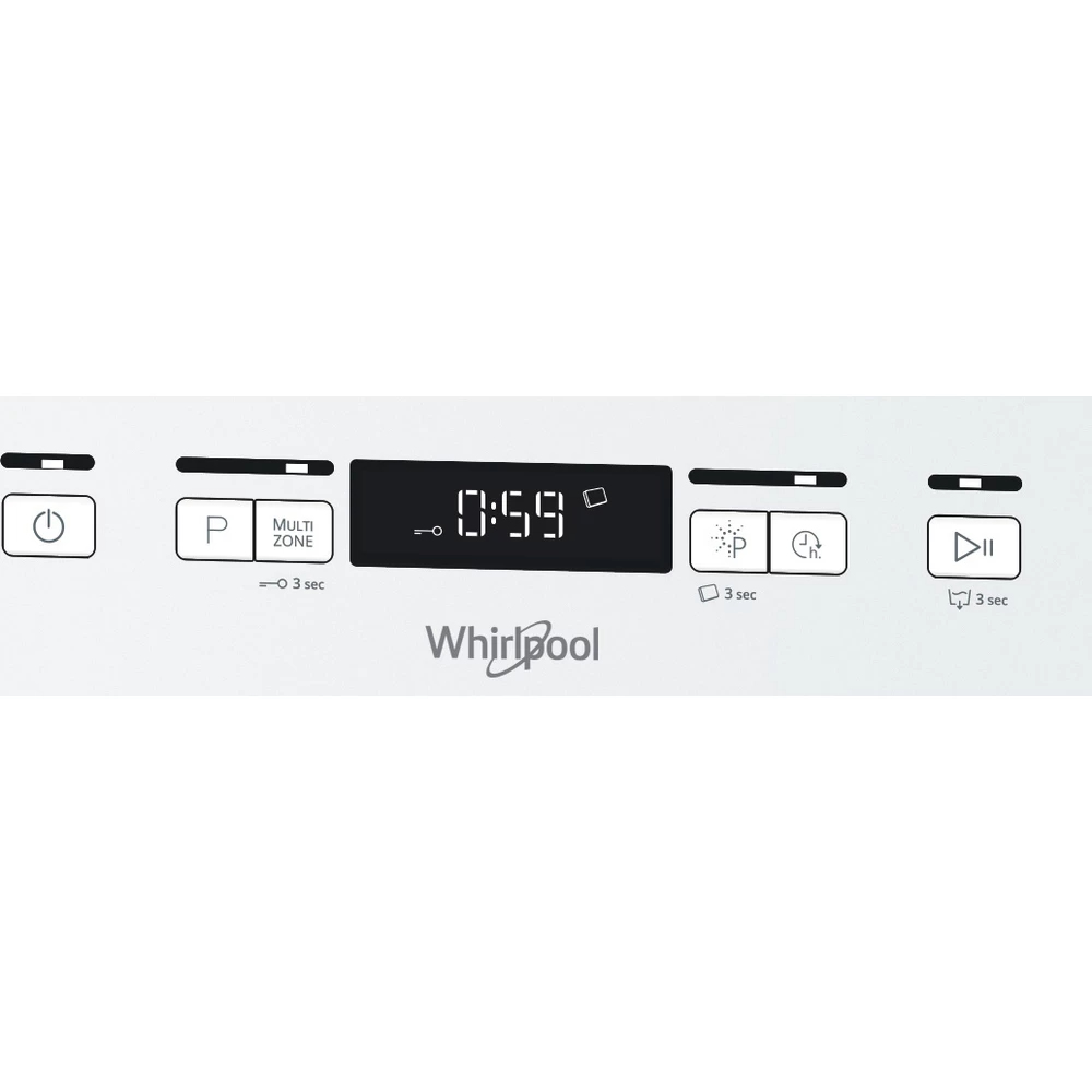 Whirlpool vrijstaande vaatwasser WFC3C42P