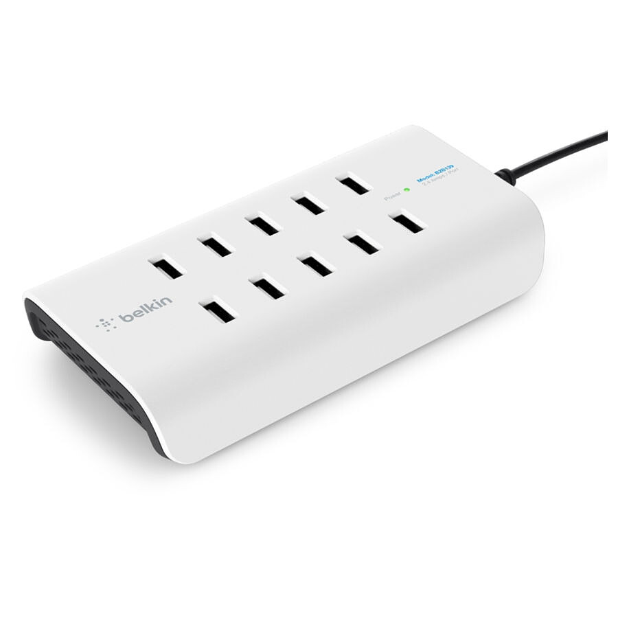 Belkin Rockstar 10 USB (blanc) - 120W