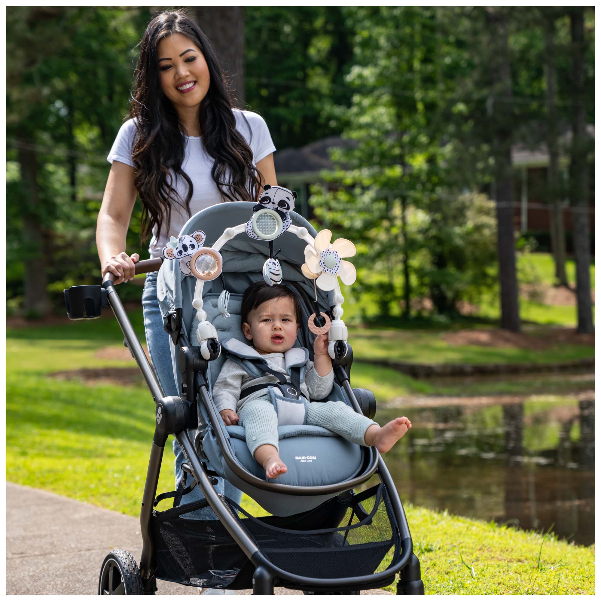 Tiny Love sunny stroll black and white decor multi