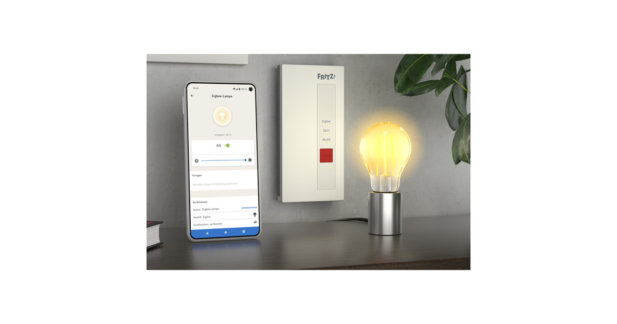 FRITZ!DECT Smart Gateway - German Edition  (Wit, Draadloos )