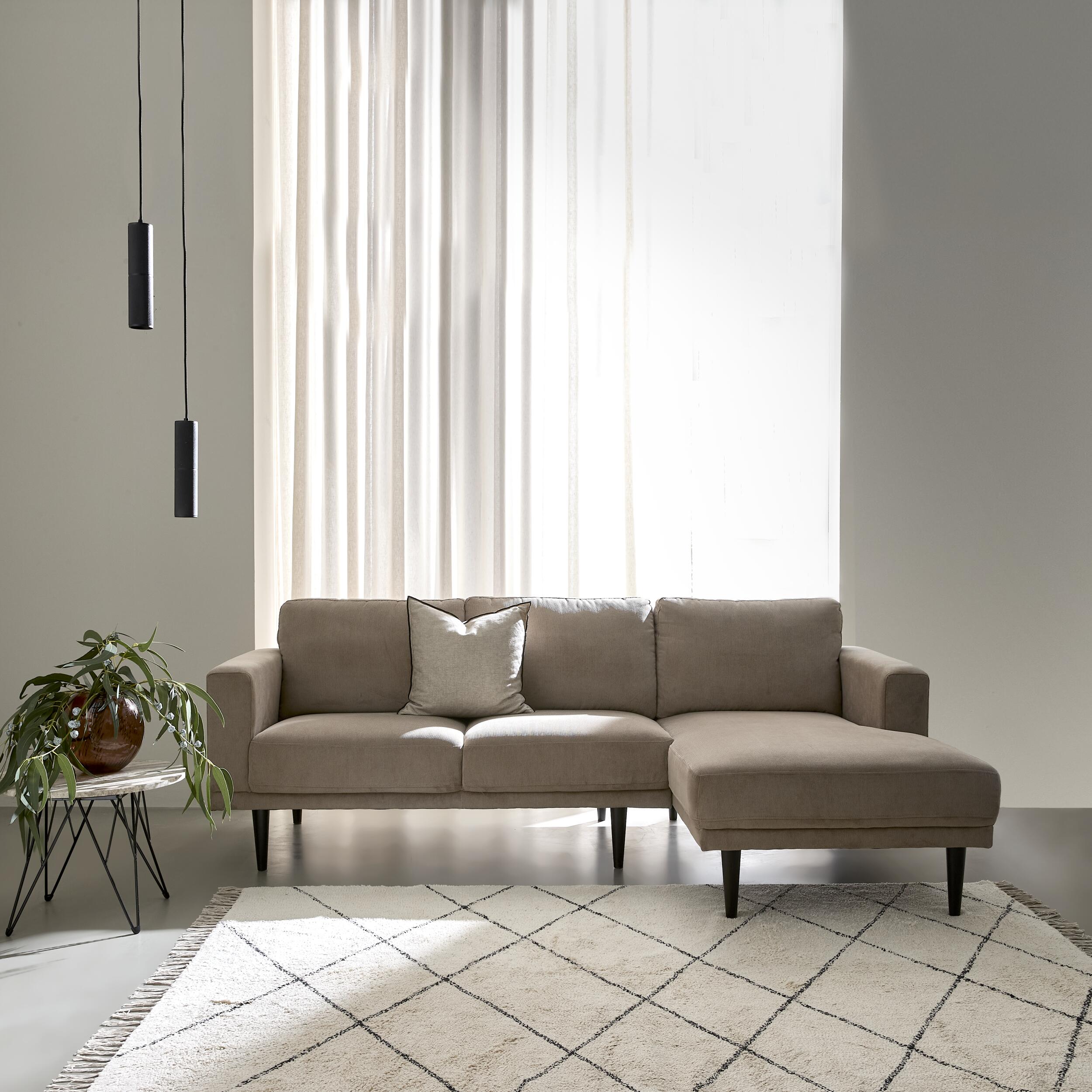 Mexico højrevendt sofa med chaiselong