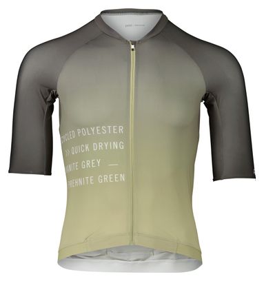 Maillot Manches Courtes Poc Pristine Print Dégradé Vert