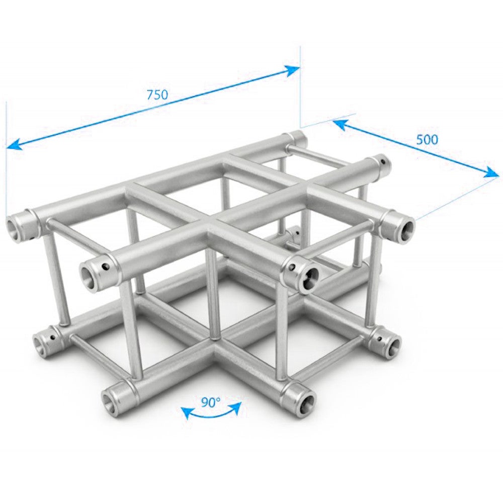 NEXT Truss NH34-T 3-weg vierkant trussdeel horizontaal