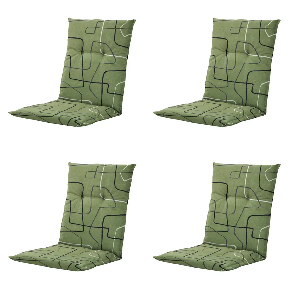 Madison - Tuinkussen Joah sage - Ca. 105x50 cm - Set van 4