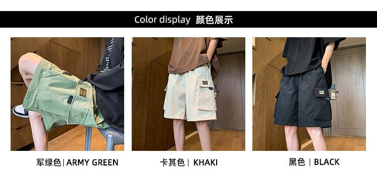 Neonity Wear - Mid Rise Plain Cargo Shorts