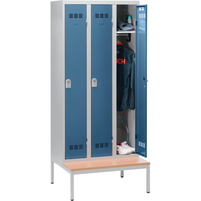 Vestiaire colonne Color monobloc industrie propre