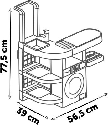 Smoby Rowenta Wash&Clean Vaske- og Rengjøringssett