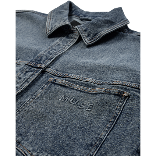Copenhagen Muse Tracy Denimjakke, Vintage Blue Denim, XS/S