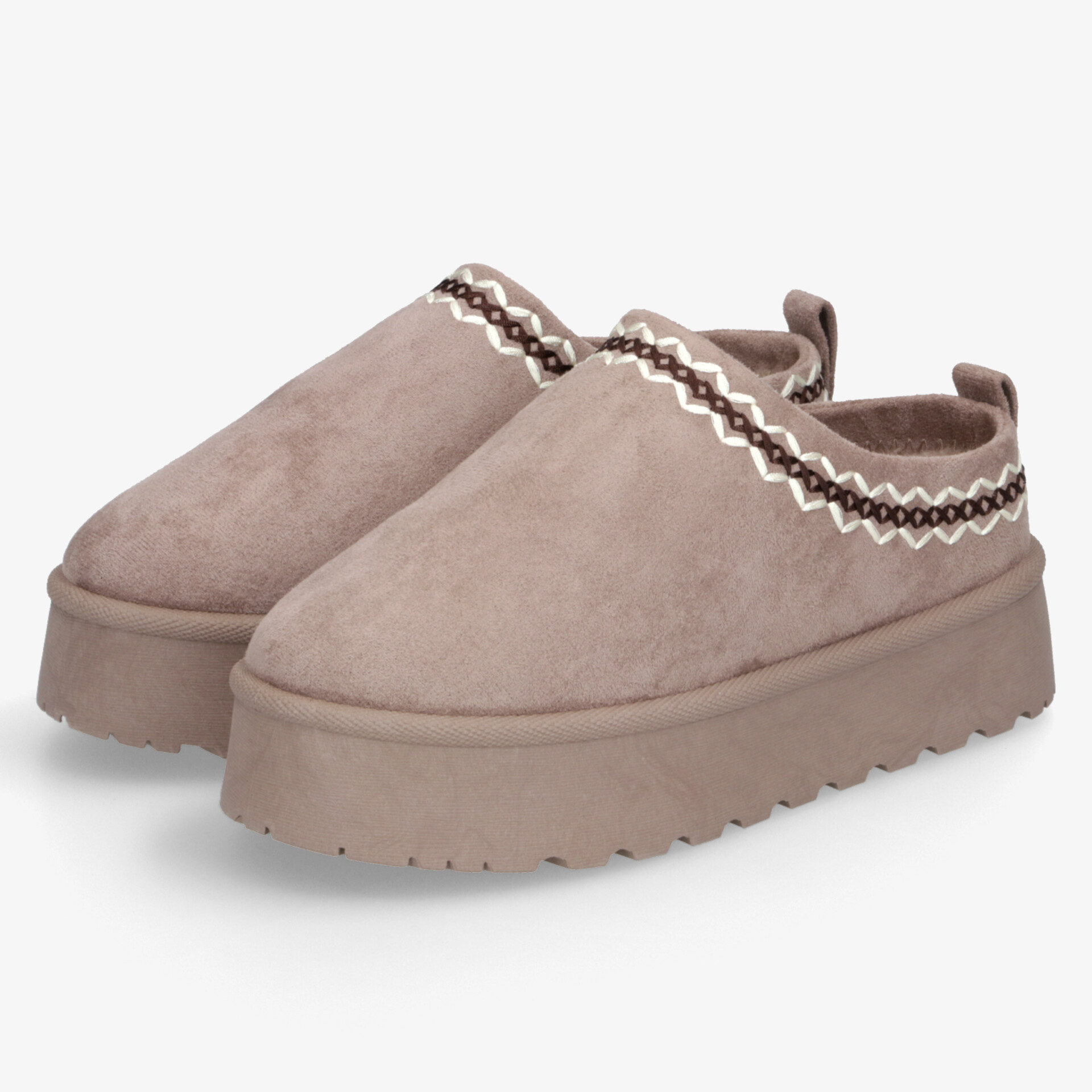 street shoes Damen Clogs beige