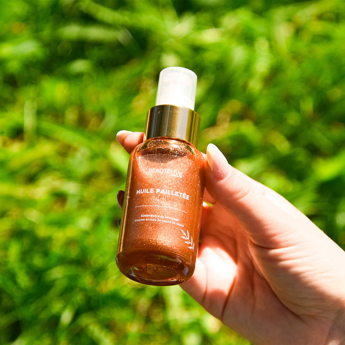 Huile Pailletée Sublimatrice de Bronzage 50ml