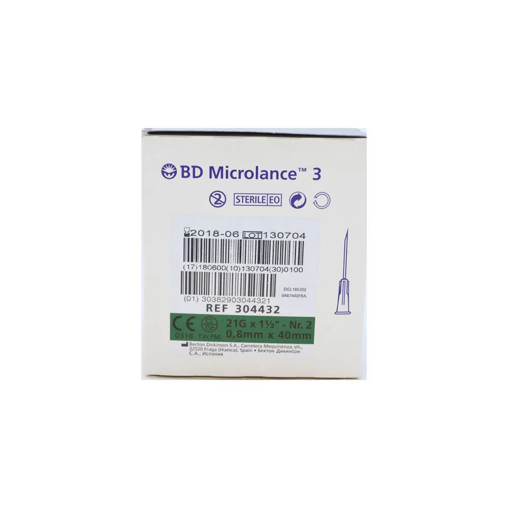 BD Microlance 21 g x 1,5