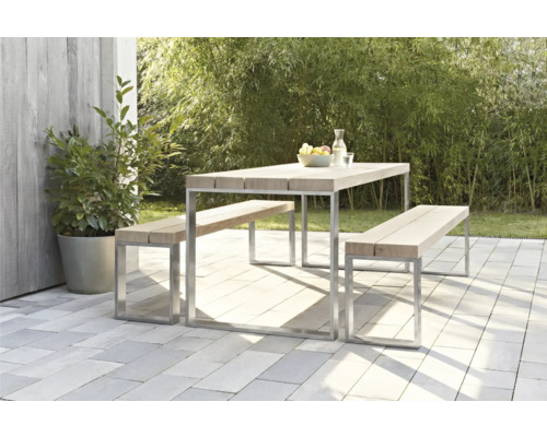 Tarrox bankframe 350 x 422 x 80 mm roestvrij staal