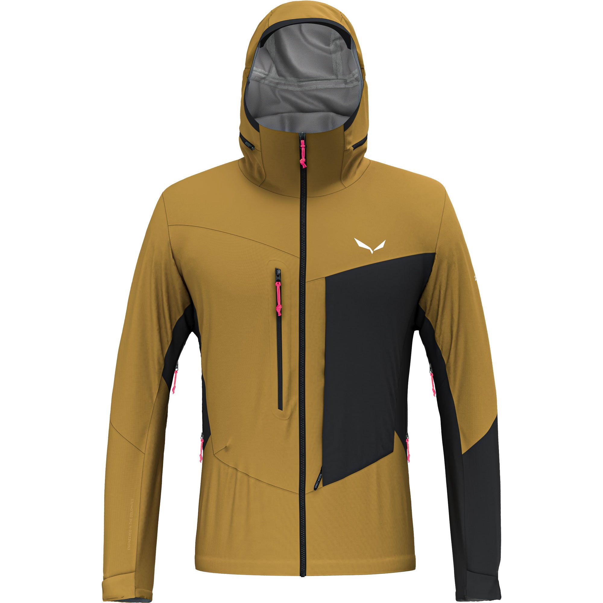 SALEWA Sella 3L PTX Hardshelljacke Herren golden brown