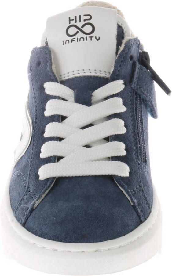 Hip suède sneakers donkerblauw