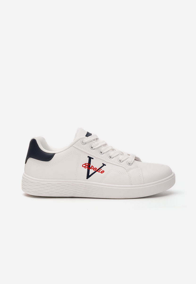 Baskets pour hommes blancs Bobbi
