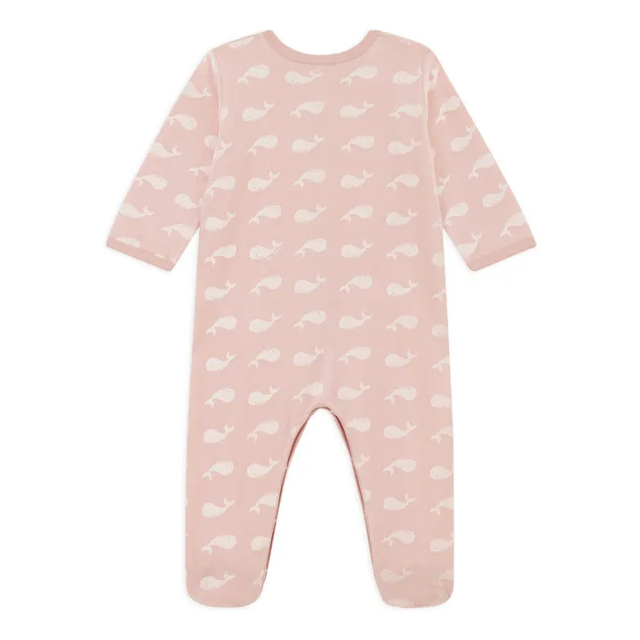 Petit Bateau Pyjama avec Pieds Coton Bio | Rose