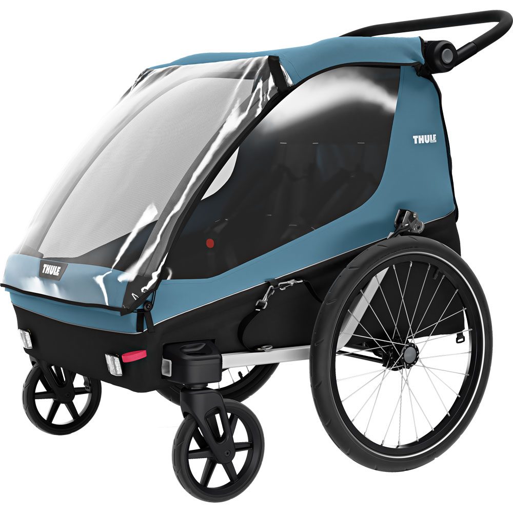 Thule Courier 3 in 1 Fahrradanhänger aegean blue 2023