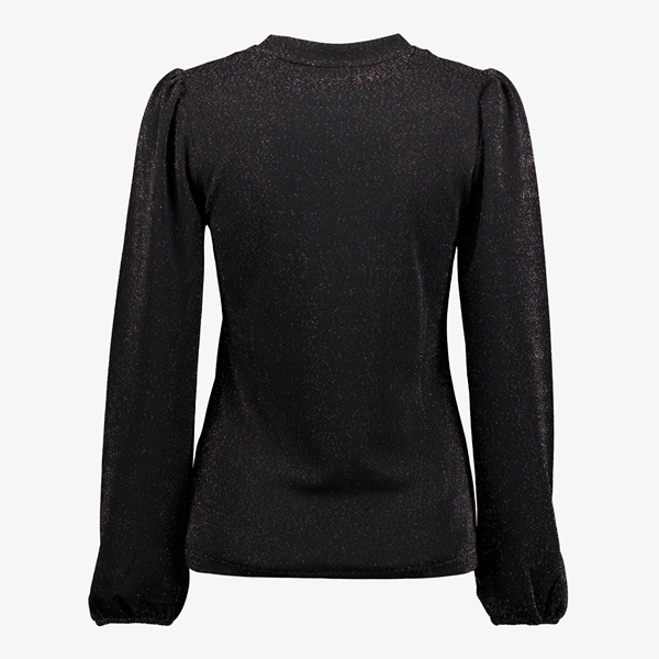 TwoDay dames trui zwart met glinster details