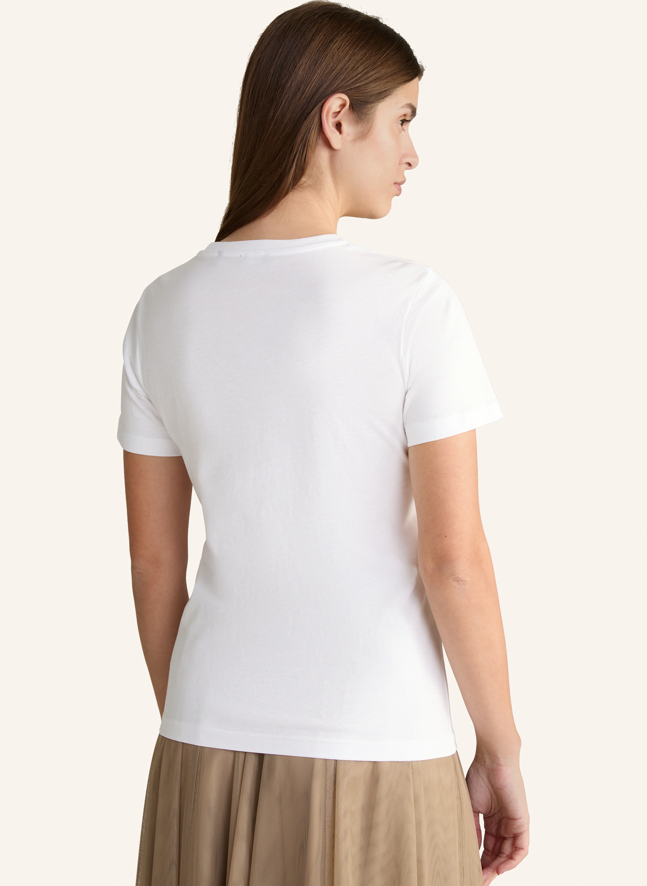JOOP! T-Shirt mit Schmucksteinen