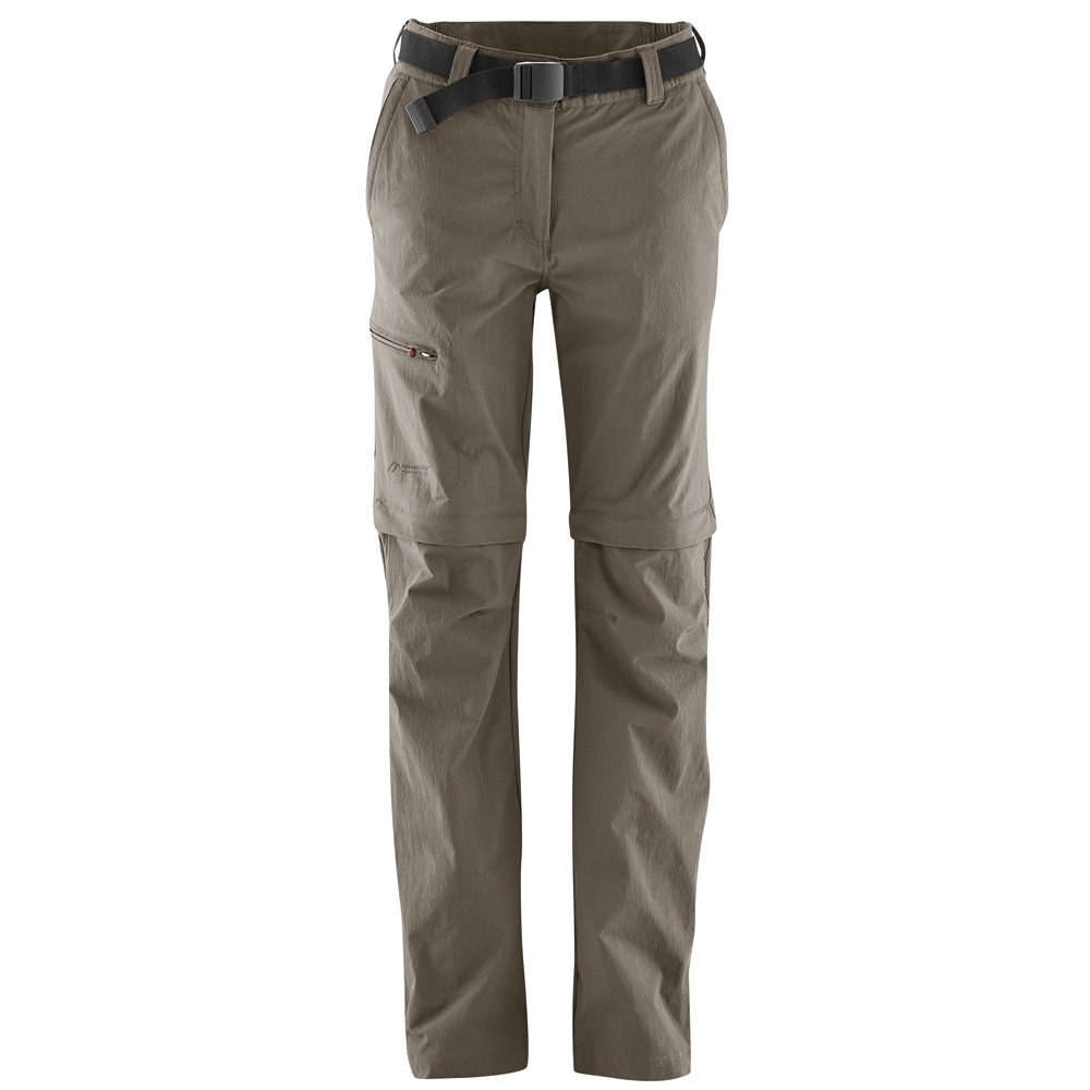 Maier Sports Nata T-Zip Off Wanderhose Damen teak