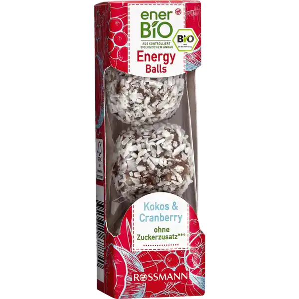 Energy Balls Kokos & Cranberry