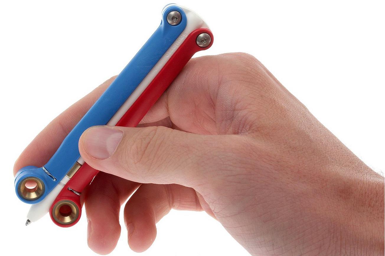 Spyderco BaliYo YUS100 Heavy Duty, red-white-blue