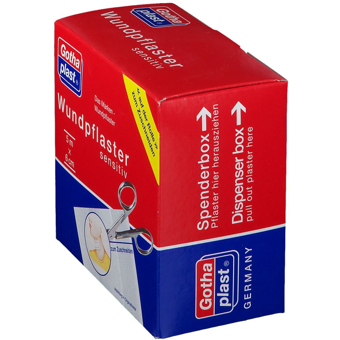Gothaplast® Wundpflaster sensitiv 5 m x 6 cm