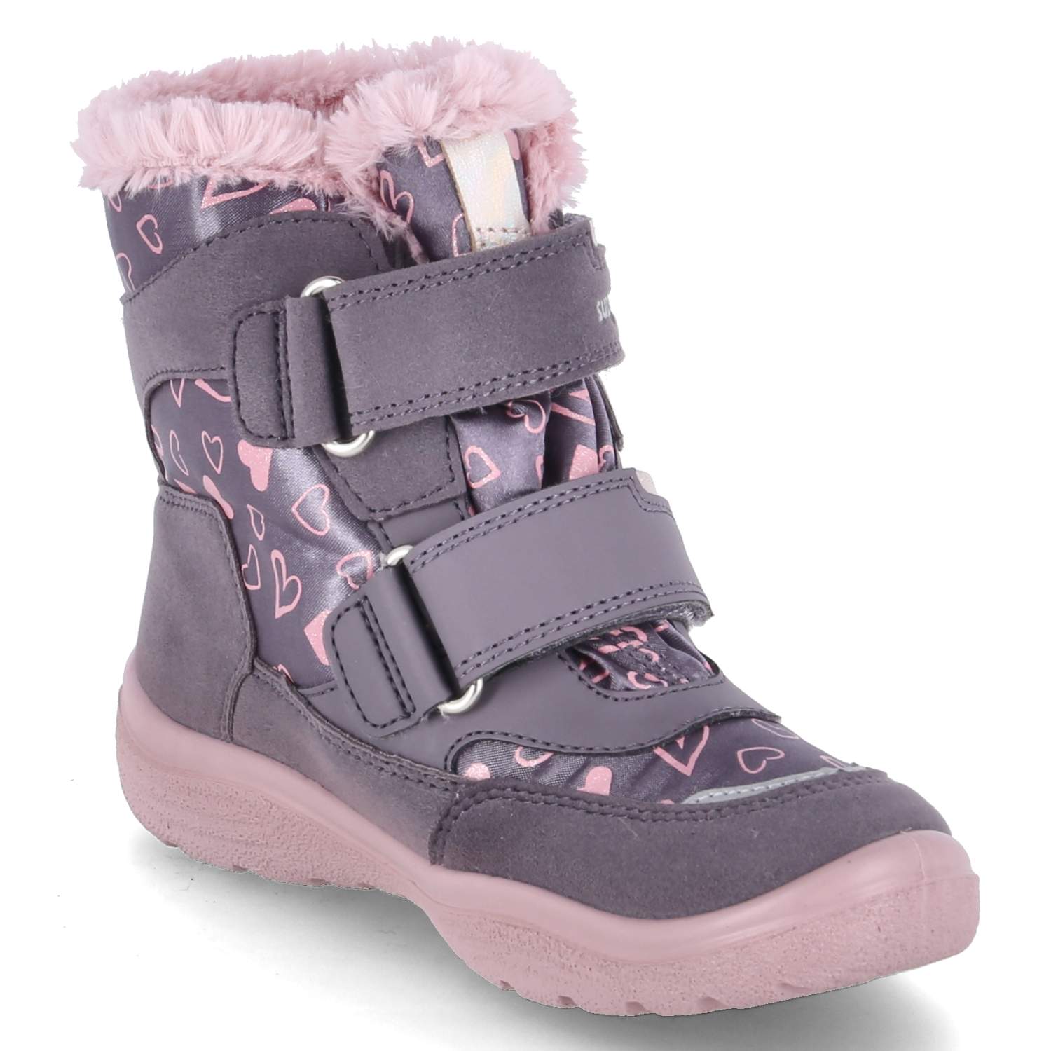 Superfit Winterstiefeletten CRYSTAL - lila/rosa