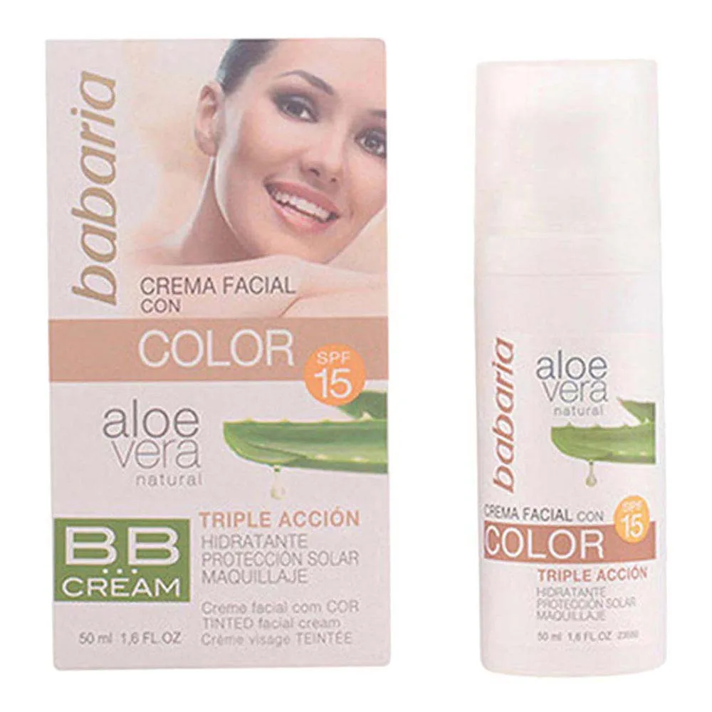 Babaria Aloe Facial Color SPF15 Cream 50ml Beschützer