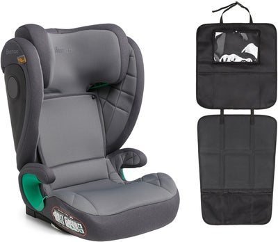 Beemoo Range i-Size Beltestol Inkl. 3-in-1 Setebeskyttelse, Mineral Grey