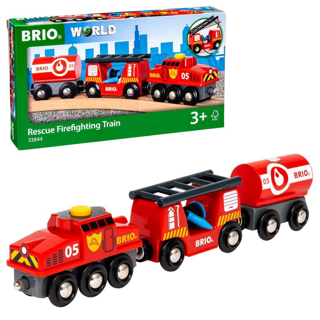 BRIO Spiel Feuerwehr-Löschzug
