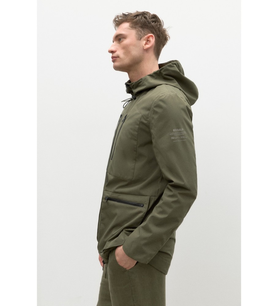 ECOALF Capa de chuva verde Anetoalf