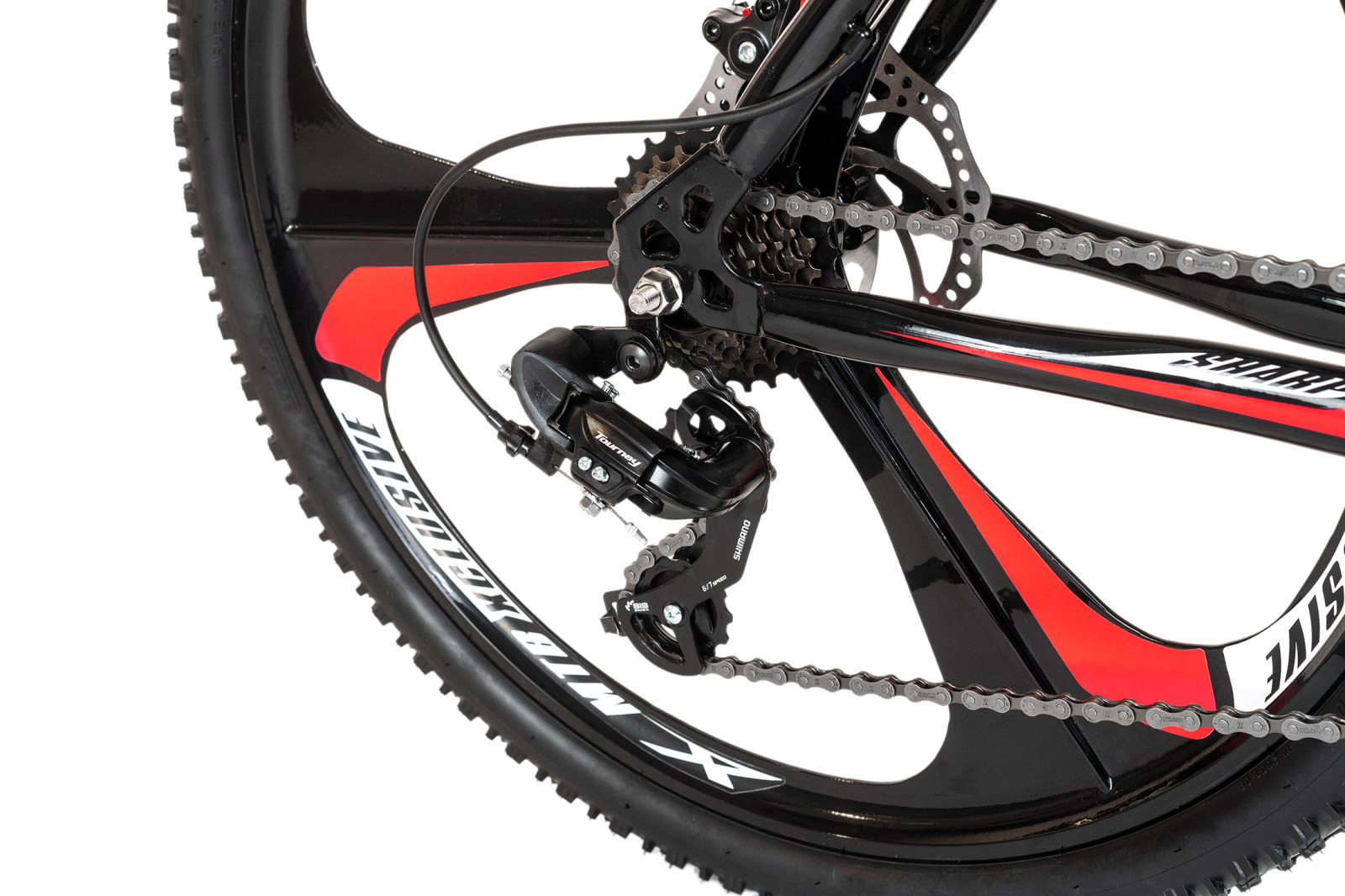 KS Cycling Mountainbike HARDTAIL 26'' SHARP - schwarz-rot - 46 cm