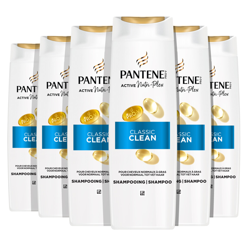6x Pantene Shampoo Classic Clean400 ml