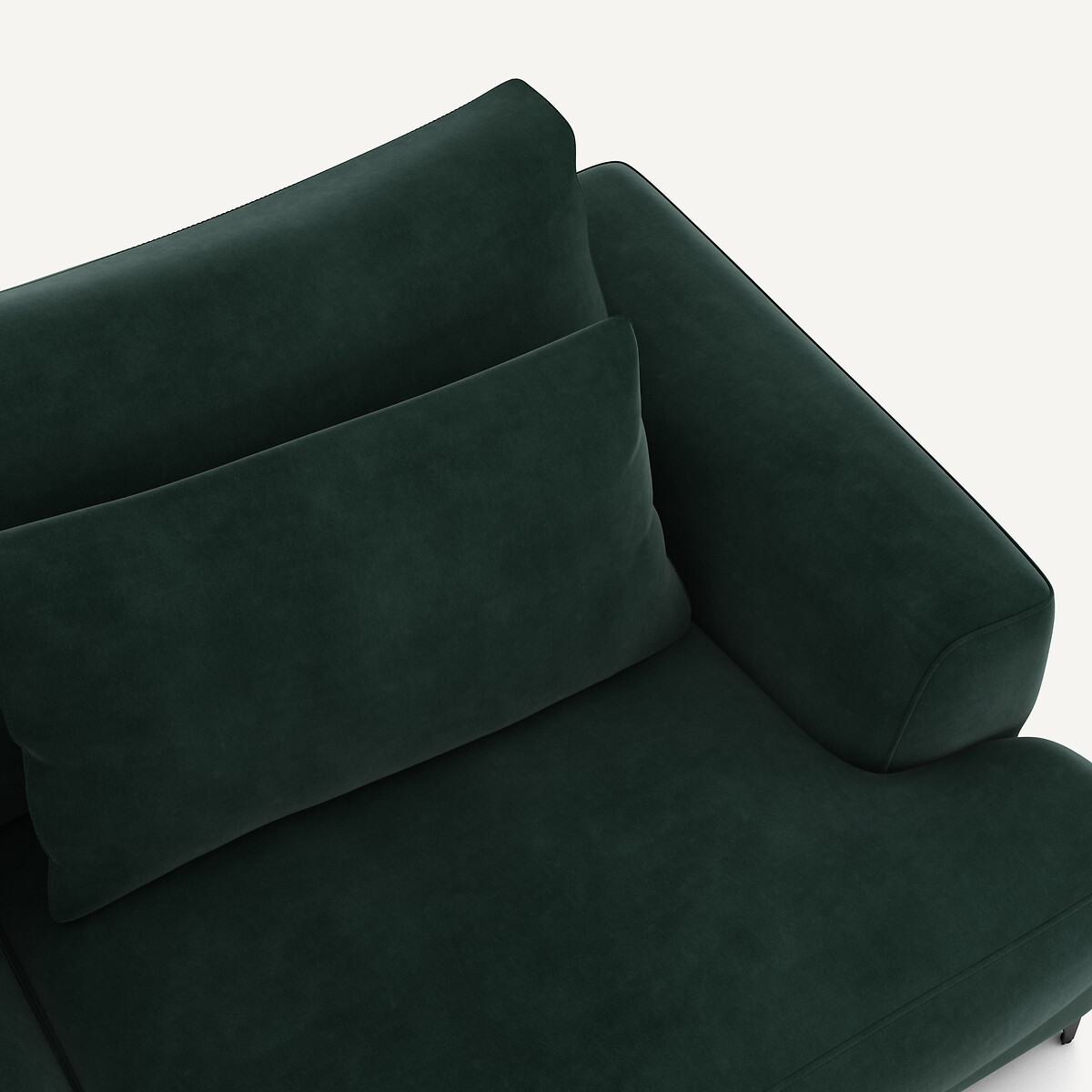 AM.PM<br>Sofá-cama de 3 lugares em veludo, Marsile