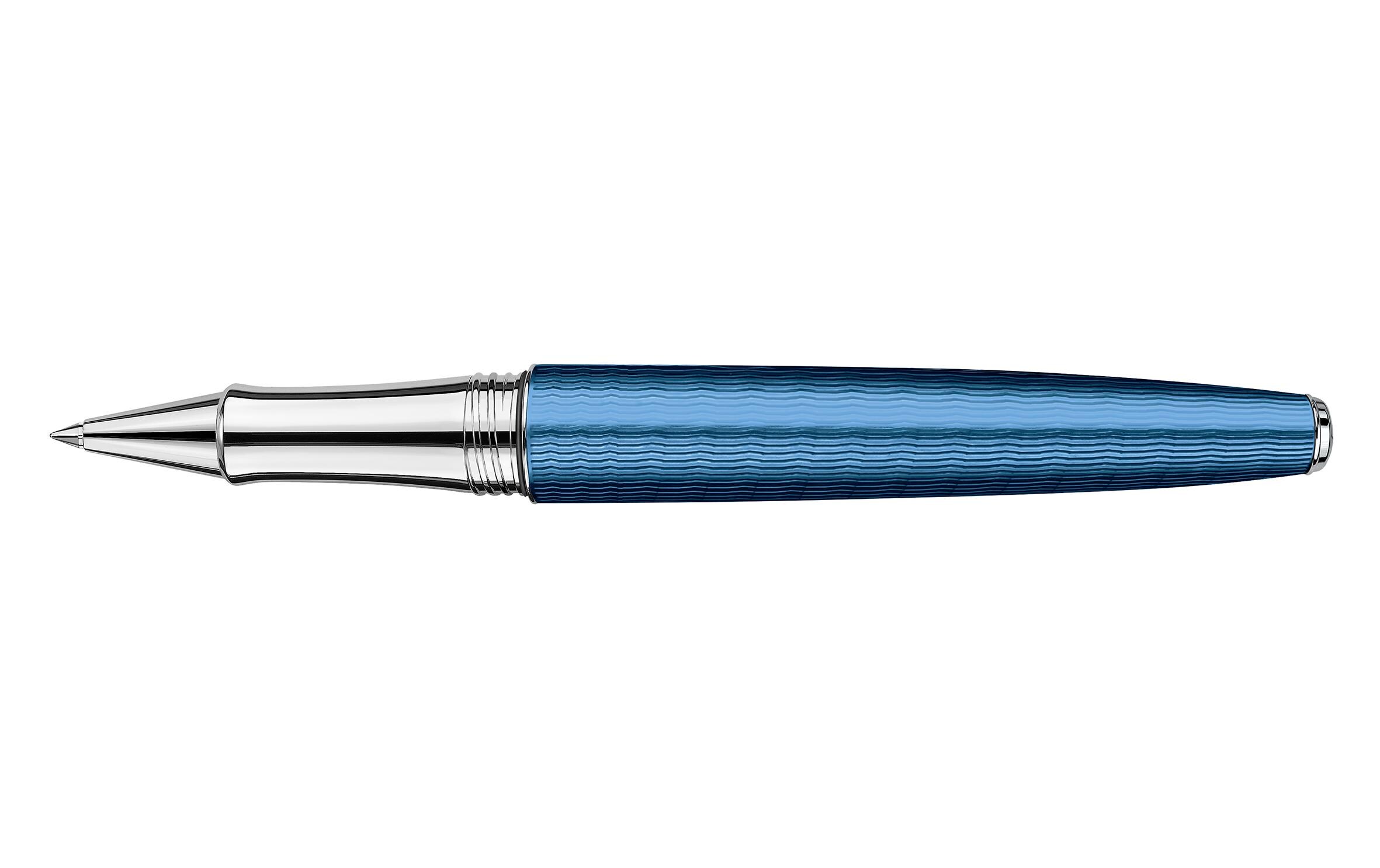 Rollerball Léman Fein (F), Blau<br>Roller mit Kappe zum Schrauben