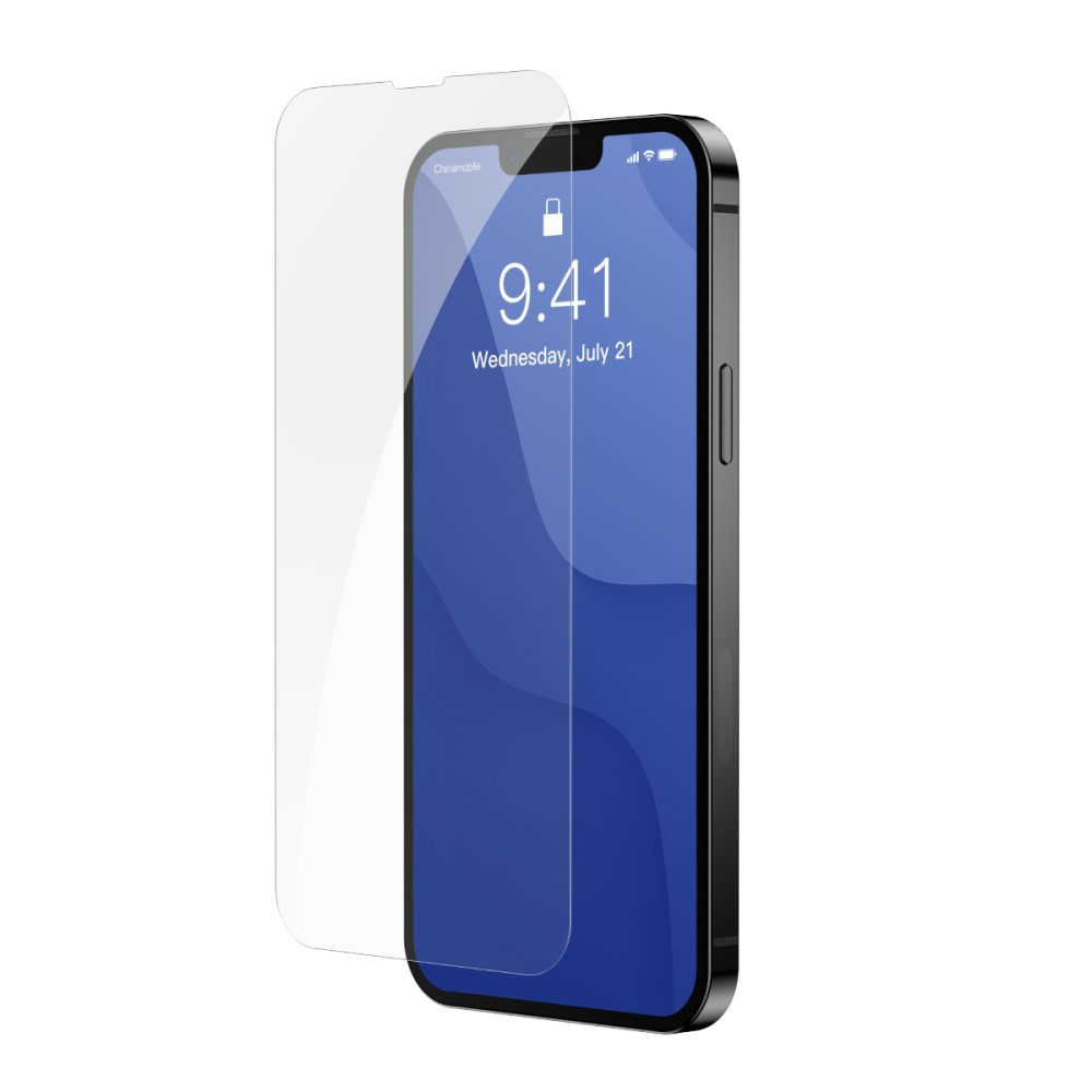 (2er Set) Baseus - iPhone 14 Plus / iPhone 13 Pro Max Panzer Glas Display Montagerahmen Case Friendly