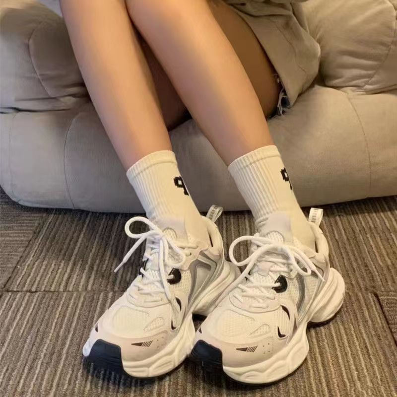 caneik - Platform Panel Mesh Sneakers
