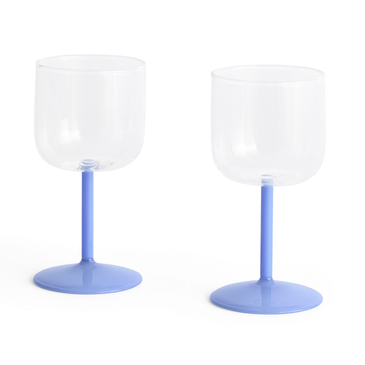 Hay Tint Vinglass Clear Jade L-Blå 2stk