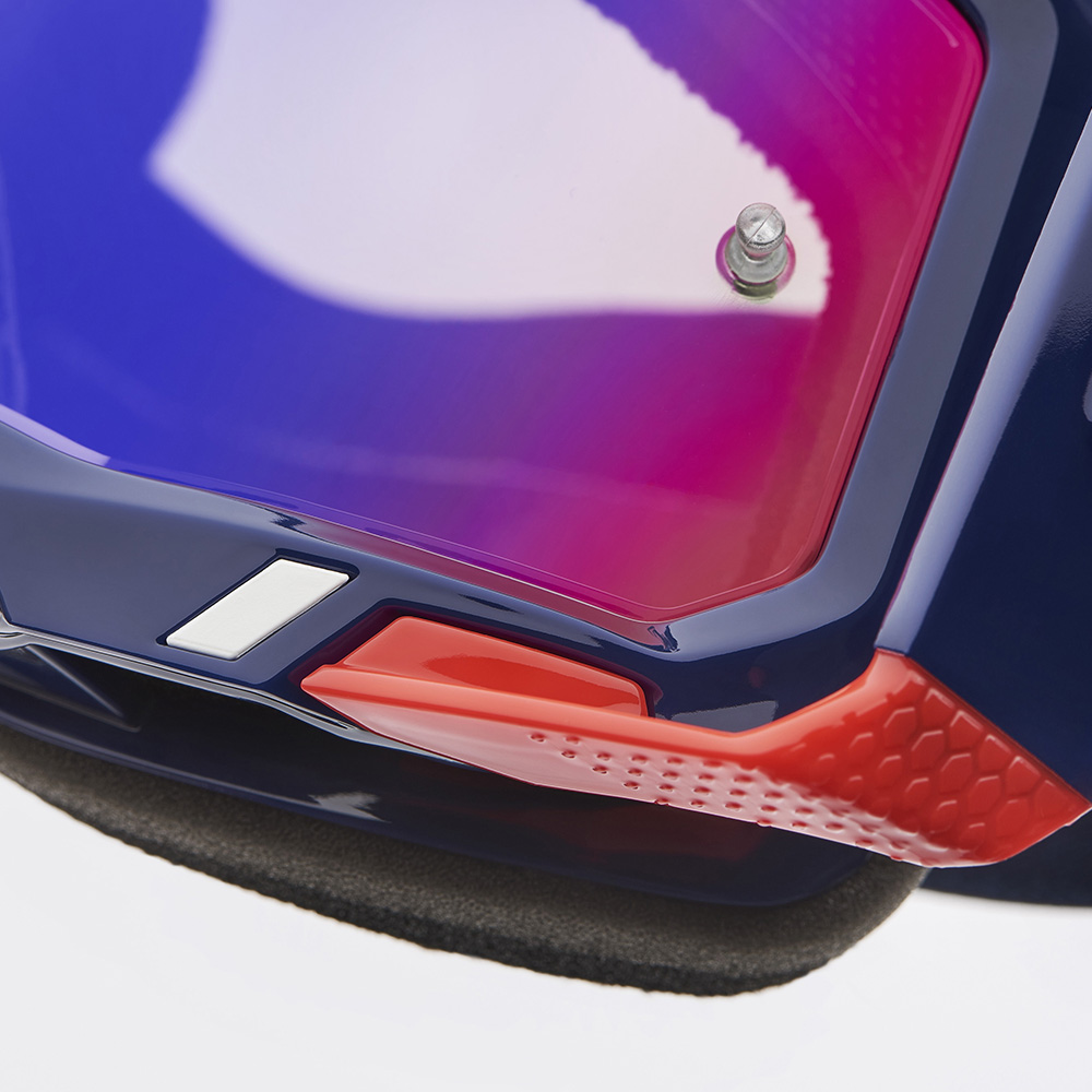 100% - Masque Racecraft 2 Republic - Red/Blue Mirror Bleu / Rouge