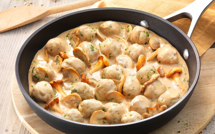 Mini-Semmelknödelpfanne mit Pilzragout (20035) | online bestellen!