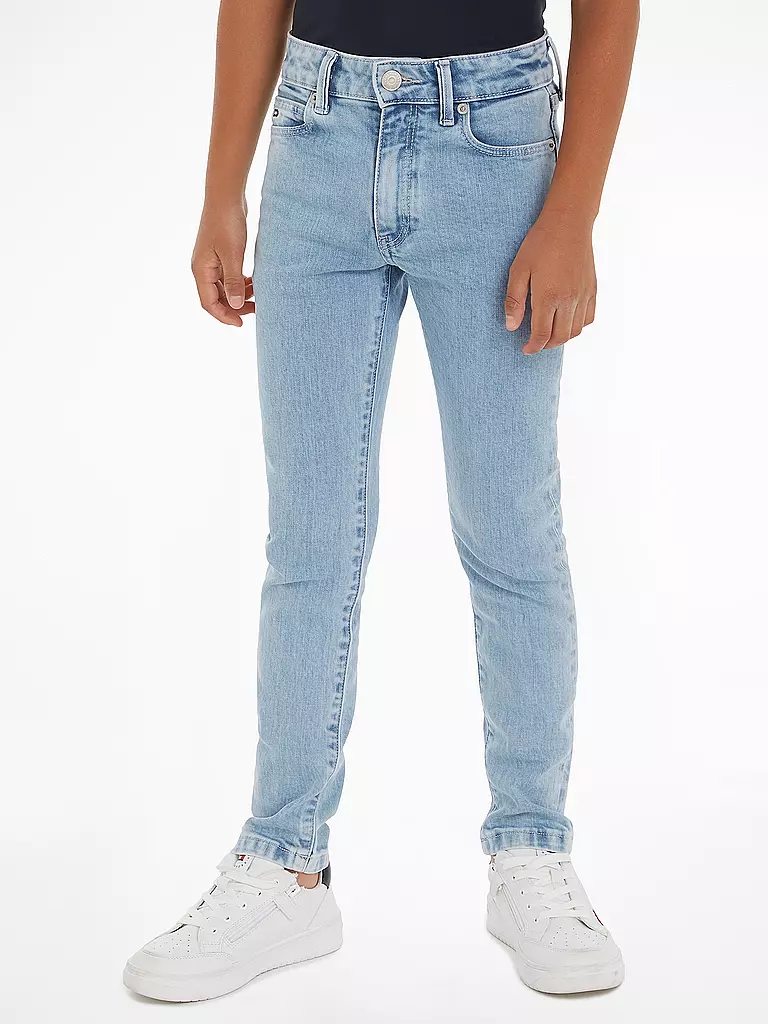 TOMMY HILFIGER Jungen Jeans Straight Fit blau