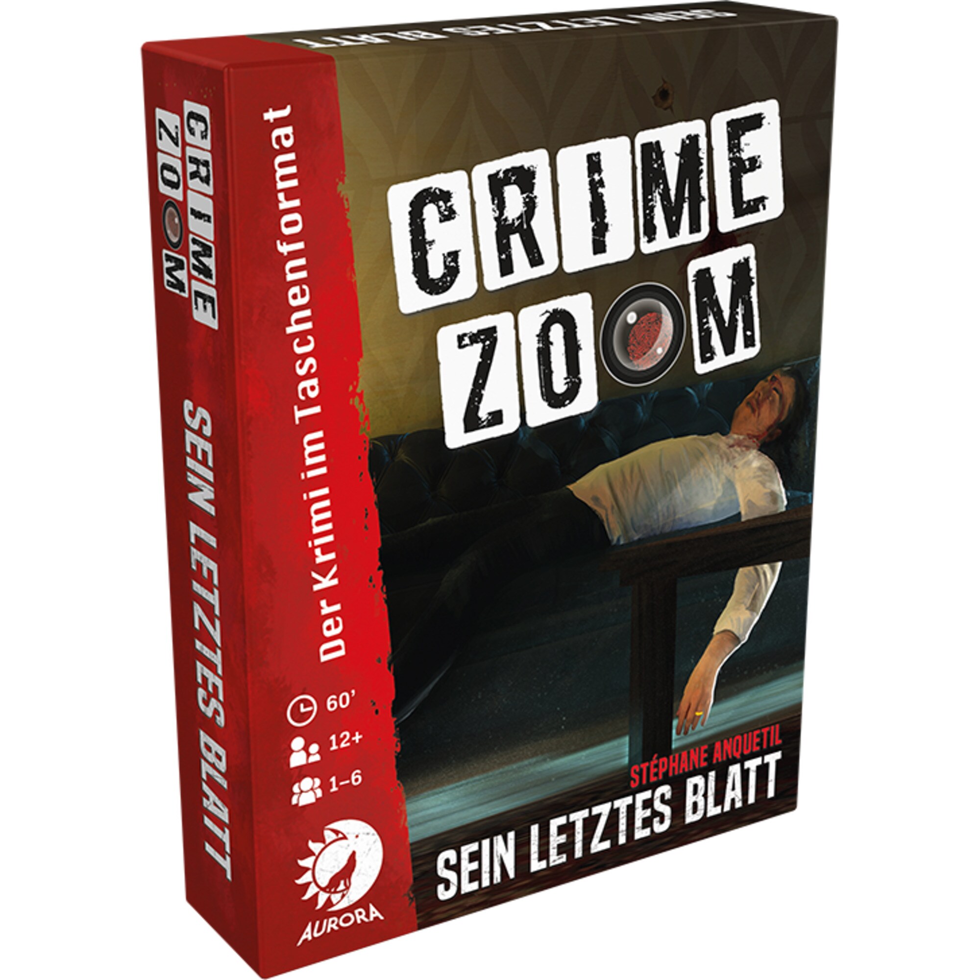Asmodee Kartenspiel Crime Zoom Fall 1: Sein letztes Blatt