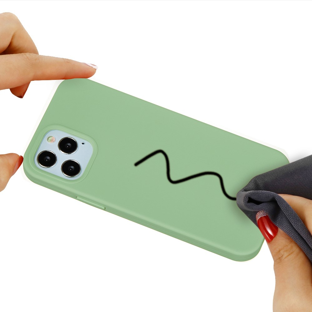 iPhone 13 Pro Silikon Case Hülle - Grün