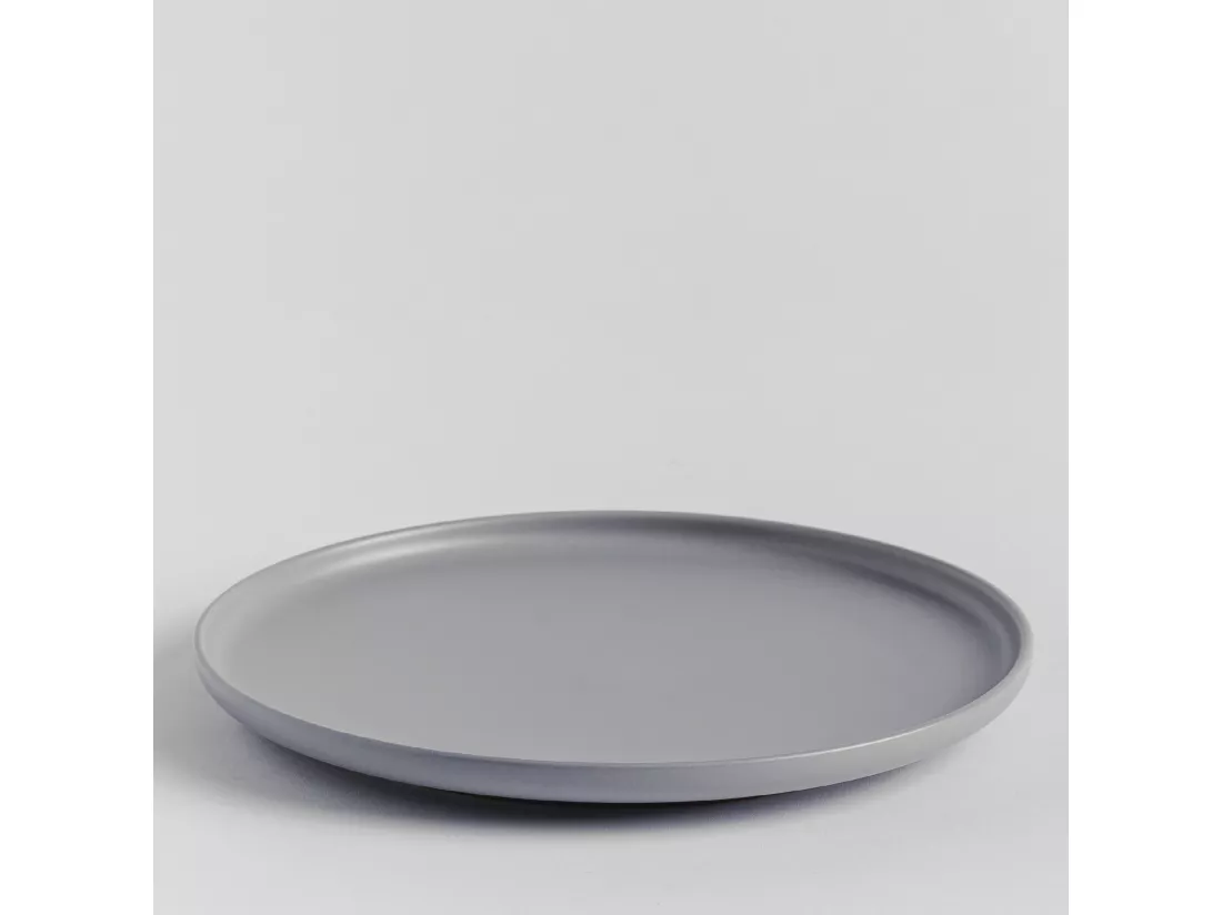 Assiette Plate Kendrick Gris Clair 2.2 x 27.3